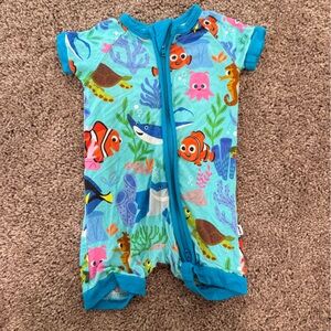Little Sleepies Nemo shorty romper